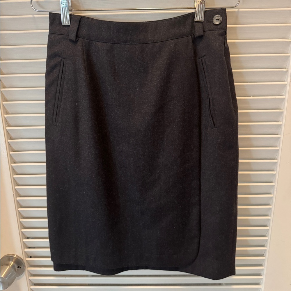 Chic Italian Wool Pencil Skirt for Women